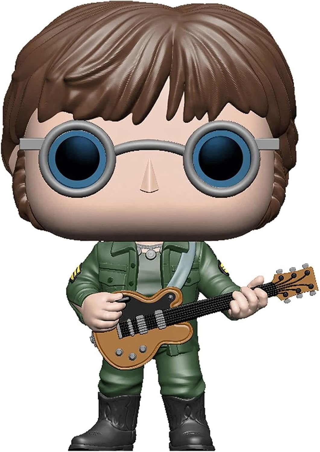 John Lennon (chaqueta militar) Funko Pop! Rocks con funda protectora Ecotek