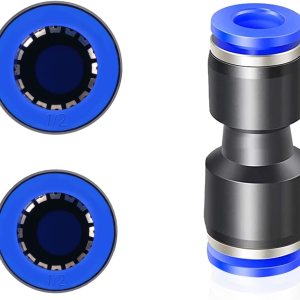 8PCS 12inch OD – 12inch OD Push to Connect Kit de montaje, conector de agua neumático recto de dos vías 8PCS 12inch OD – 12inch OD Push to Connect Kit de montaje, conector de agua neumático recto de dos vías