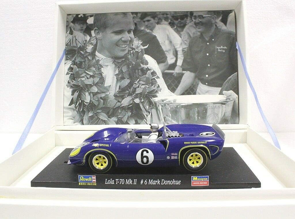 Monogram 132 Lola T-70 Driver #6 Mark Donohue Slot Car