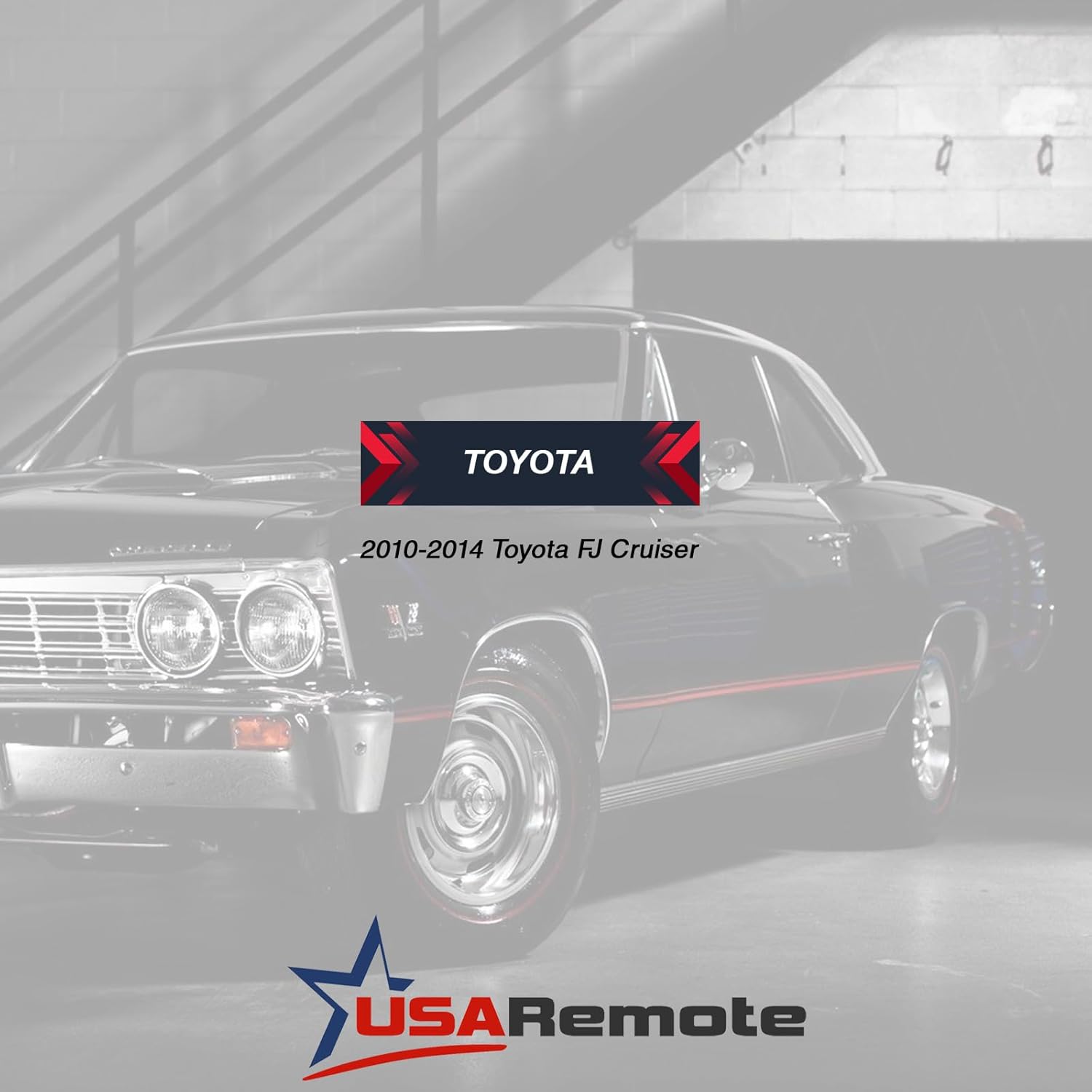 Llavero compatible con Toyota FJ Cruiser 2010, 2011, 2012, 2013, 2014, Toyota FJ Cruiser (HYQ12BBT G-Chip), juego de 2