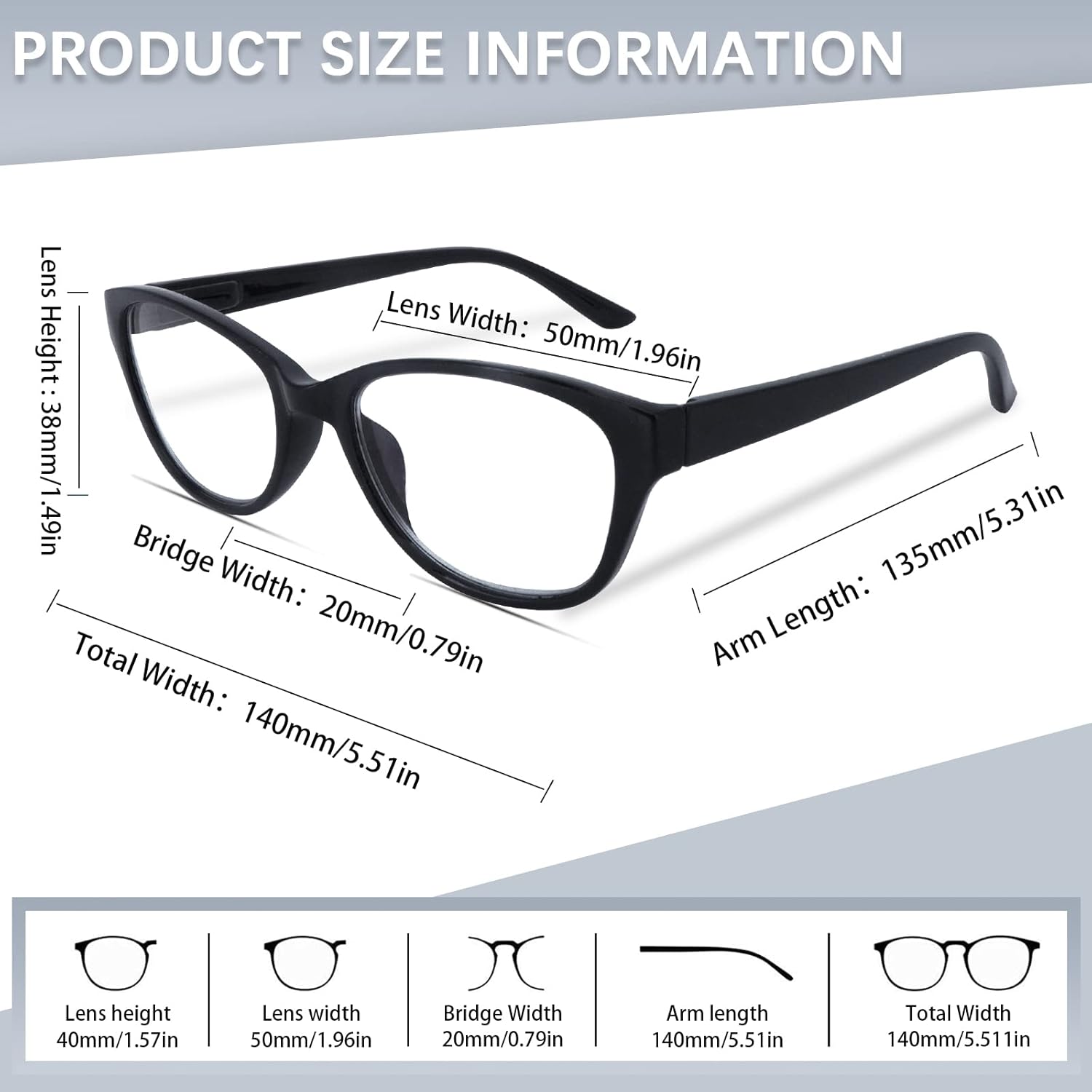 COJWIS Paquete de 5 lentes de lectura para mujer, bloqueo de luz azul, lectores de computadora con bisagra de resorte antifatiga ocular