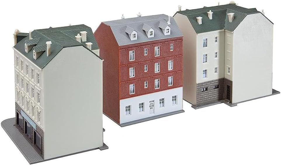 Faller 232266 Kit de construcción de hileras de casas de pueblo en escala N