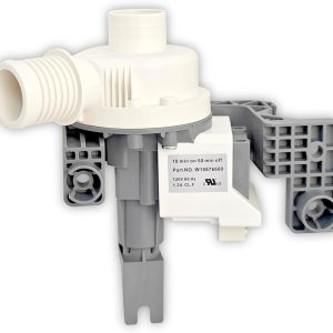 Bomba de drenaje de lavadora W10876600 B25-3A04 W107277777 compatible con lavadora Whirlpool Maytag Kenmore Crosley de carga superior que reemplaza Bomba de drenaje de lavadora W10876600 B25-3A04 W107277777 compatible con lavadora Whirlpool Maytag Kenmore Crosley de carga superior que reemplaza