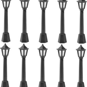 Alasum 10 Uds. Muebles al aire libre, decoración retro, accesorios al aire libre, miniaturas, decoración de casa de muñecas, mini faro, luces de Alasum 10 Uds. Muebles al aire libre, decoración retro, accesorios al aire libre, miniaturas, decoración de casa de muñecas, mini faro, luces de