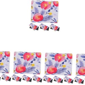 Tofficu 20 alfombrillas de mouse con diseño floral, color blanco, cuadrada, antialmohadilla, grande, para laptop, computadora, mouse pad para Tofficu 20 alfombrillas de mouse con diseño floral, color blanco, cuadrada, antialmohadilla, grande, para laptop, computadora, mouse pad para