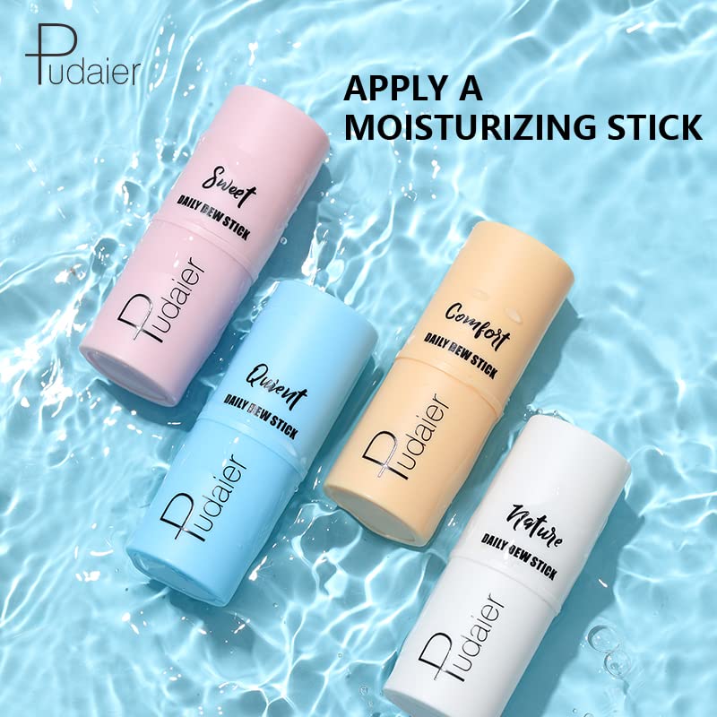 AKARY Barra hidratante facial en barra de bálsamo múltiple, palitos de hada de maquillaje para hidratar y suavizar la piel seca para cara y cuerpo,
