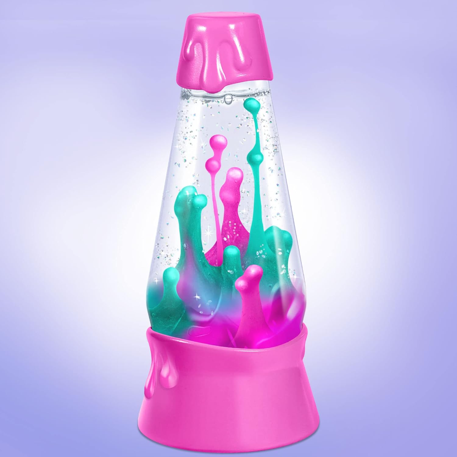 Canal Toys So Slime Glow Slime, paquete de 5, divertido kit de slime que brilla en la oscuridad con contenedor. Estirar, aplastar y jugar