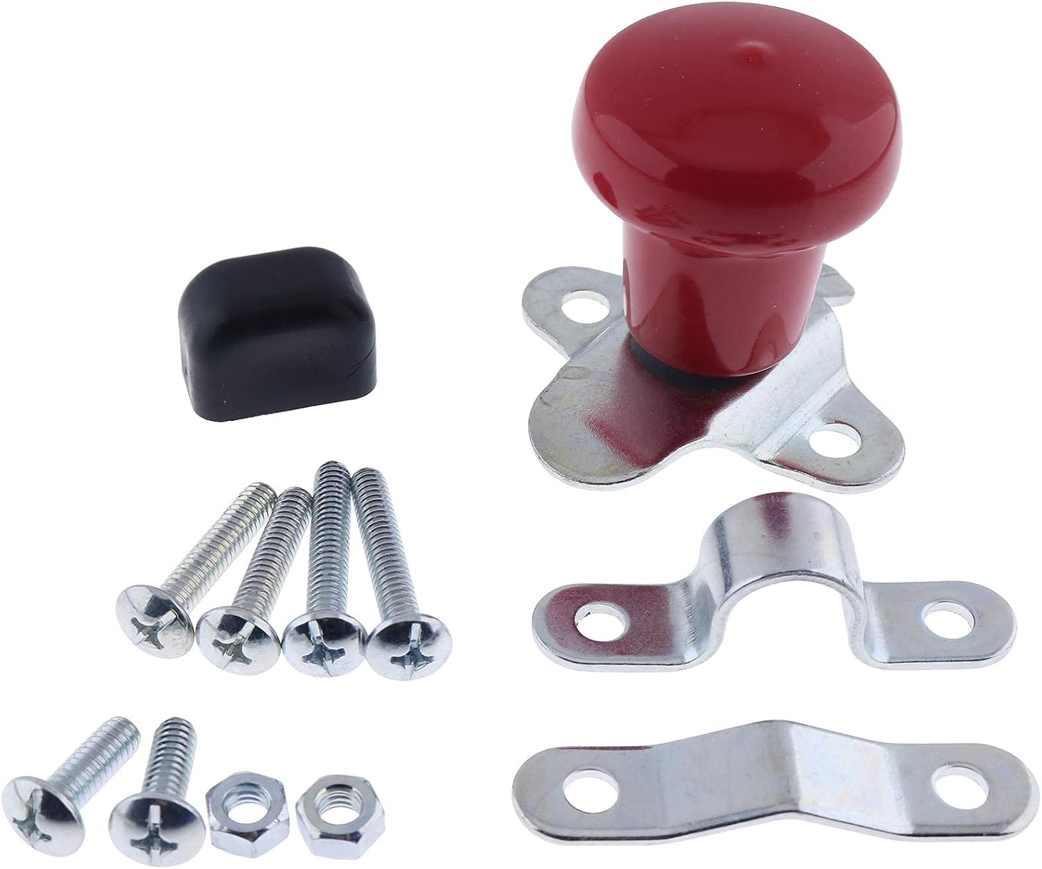 ZTUOAUMA Pomo giratorio para volante WSV122R con funda de goma, ajuste universal para John Deere, Ford Tractors, Woods Spinner y muchos más autos,