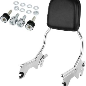 TCMT Respaldo vertical de barra Sissy estándar con kit de accesorios de acoplamiento para Harley Heritage Classic FLHC Street Bob FXBB 2018-2023 TCMT Respaldo vertical de barra Sissy estándar con kit de accesorios de acoplamiento para Harley Heritage Classic FLHC Street Bob FXBB 2018-2023