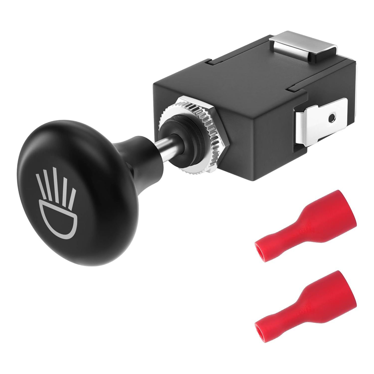 10L0L Interruptor de empuje para faros delanteros de carrito de golf, interruptor de luz para EZGO Club Car Yamaha