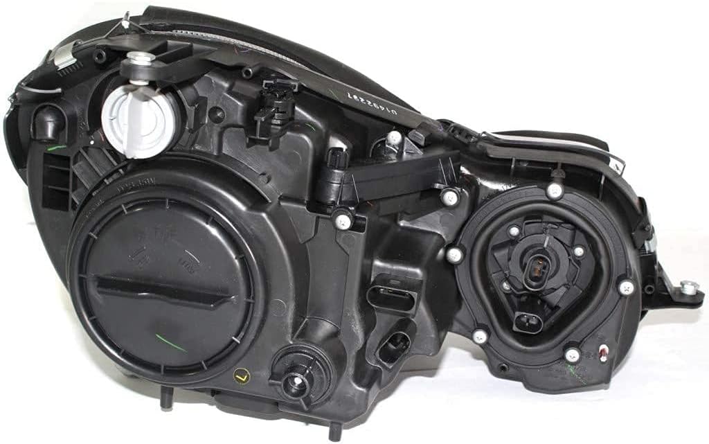 KarParts360 Para 2003 2004 2005 2006 Mercedes-Benz E320 Conjunto de faros delanteros par lado conductor y pasajero wbombillas para MB2502108