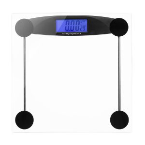 Poplar Home Products Báscula digital de baño para un peso corporal preciso, báscula de vidrio transparente ultra fina, diseño de paso automático, 4 Poplar Home Products Báscula digital de baño para un peso corporal preciso, báscula de vidrio transparente ultra fina, diseño de paso automático, 4
