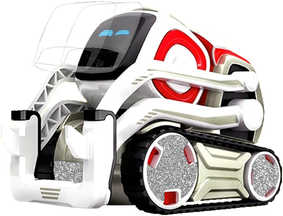 IPG Para Cozmo Robot Face Screen Guard Kit de Decoración Incluye Ruedas y Cuerpo Set 7 Unidades Calcomanías+2 Unidades Protector de Pantalla (Brillo