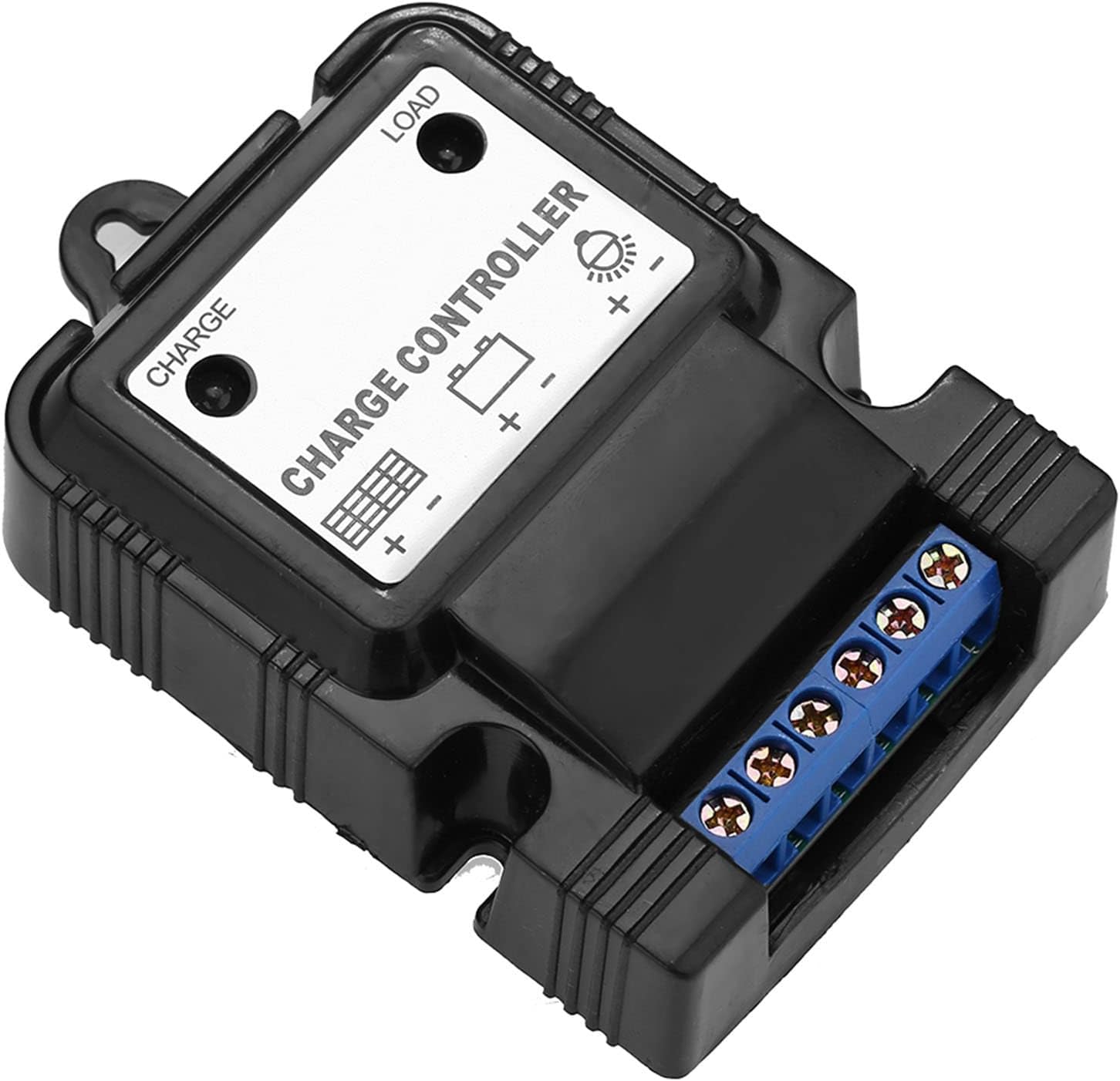 Controlador de cargador solar, PWM 6V12V 3A, cargador de panel solar portátil de alta eficiencia, regulador de batería con indicador LED