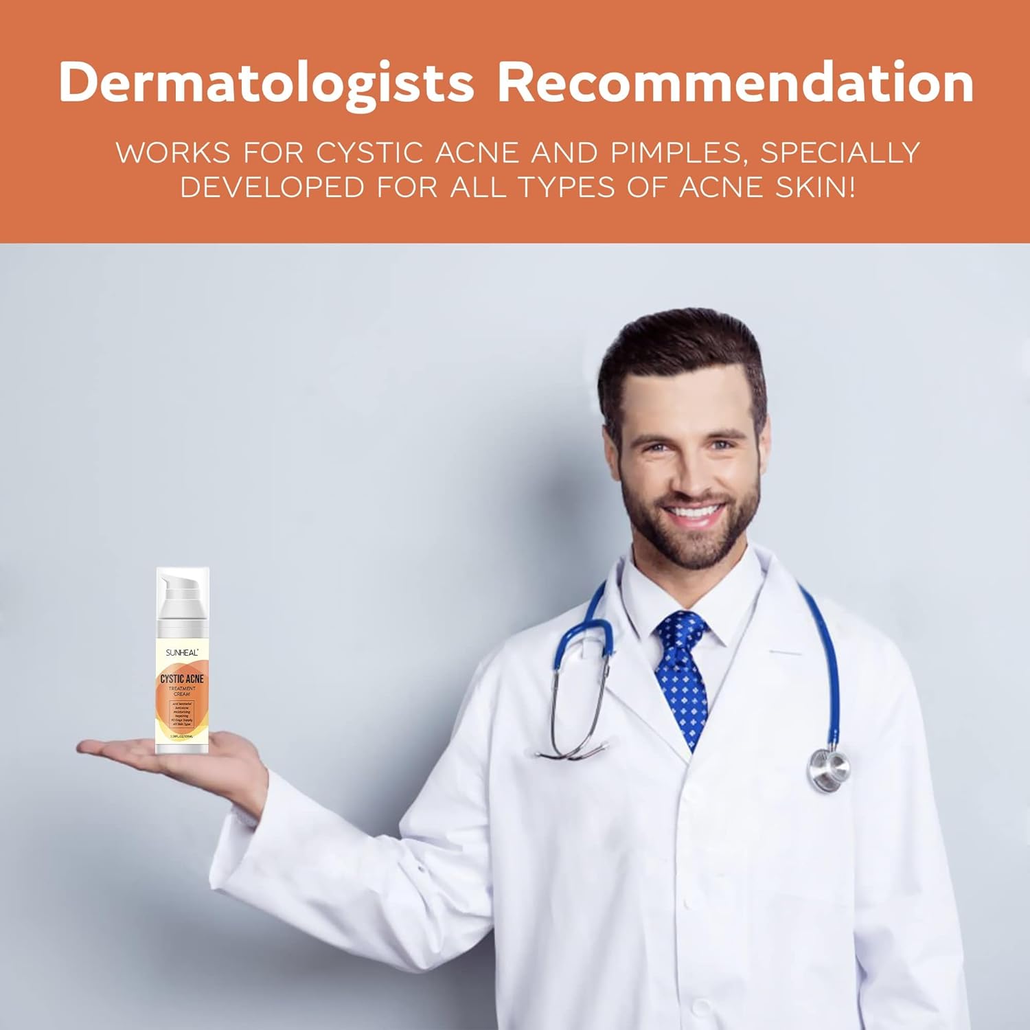 Tratamiento de acné quístico – Crema para el acné para adolescentes y adultos, tratamiento del acné con ingredientes especiales contra el acné