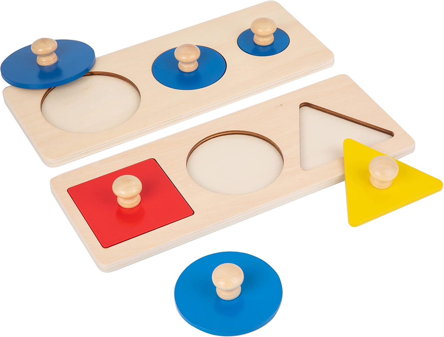 Montessori – Juguetes para bebés de 6 a 12 meses para rompecabezas de múltiples formasrompecabezas de círculos múltiples, juegos para bebés para
