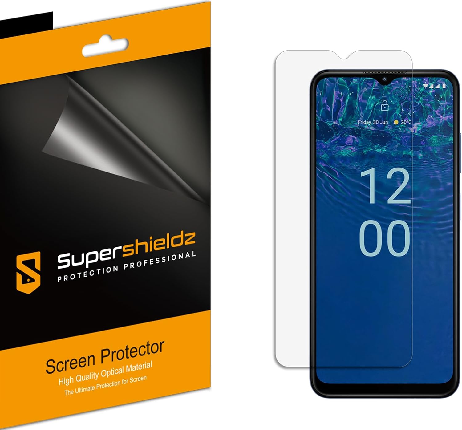 Supershieldz Protector de pantalla diseñado para Nokia G310 5G, protector transparente de alta definición (PET)