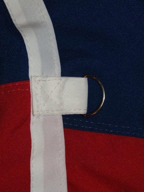 Premium 3×5 Embroidered Sewn Chile Synthetic Cotton Flag 3’x5′ Grommets 3 Clips