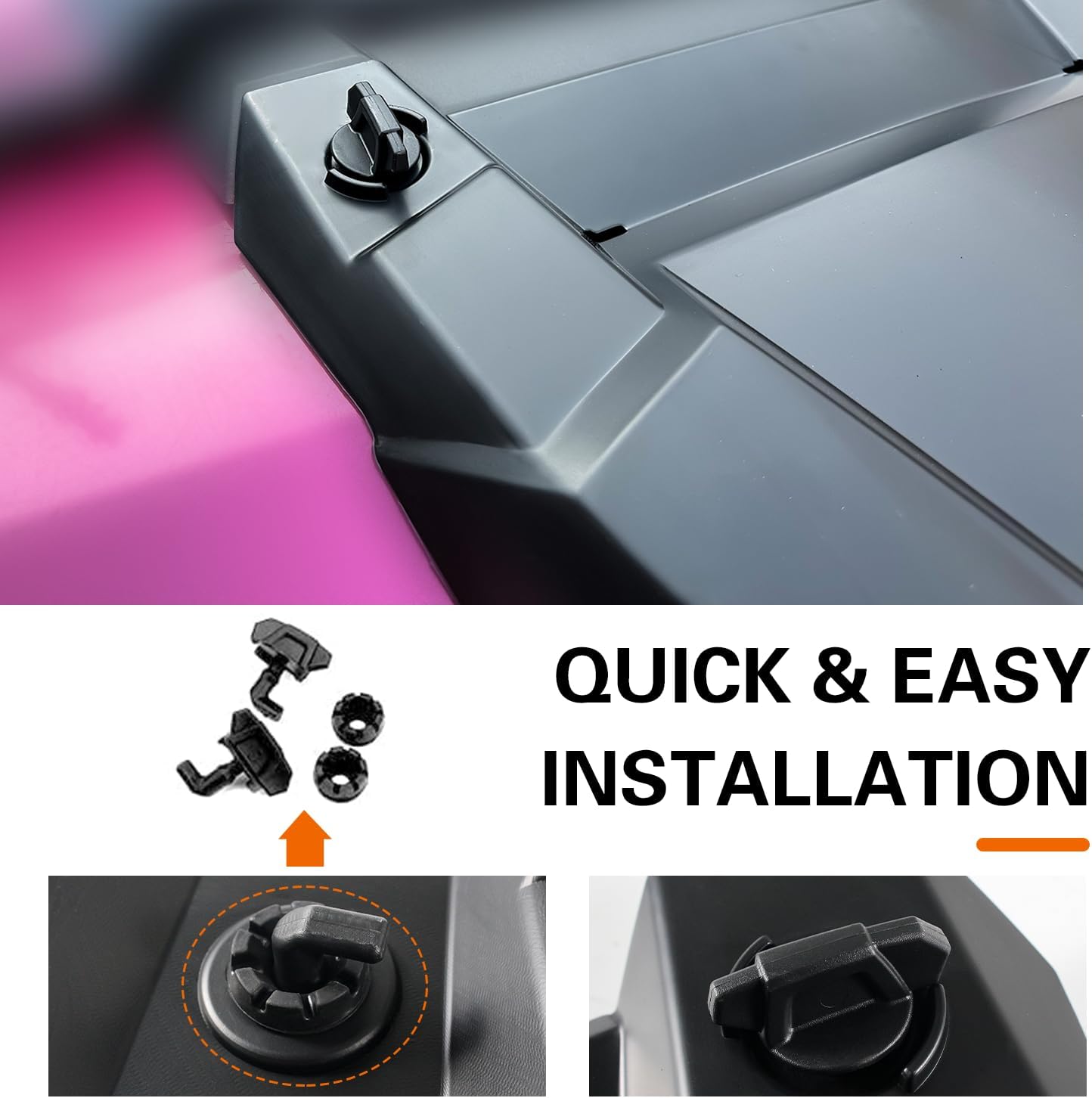 Turbo Hood para RZR XP 1000 14-18, ventilación de entrada de aire negra compatible con Polaris RZR XP Trail S 900 1000 S 2014-2018 Accesorios de