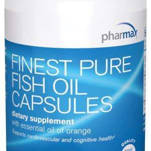 Pharmax Las mejores cápsulas de aceite de pescado puro  Apoya la función cerebral  120 cápsulas Pharmax Las mejores cápsulas de aceite de pescado puro  Apoya la función cerebral  120 cápsulas