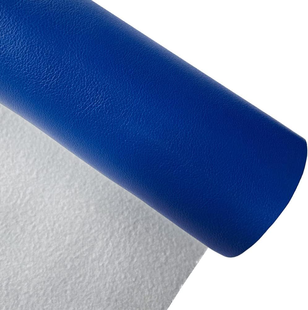 Tela de piel sintética de 1 yarda, 54 x 36 pulgadas, material suave de color sólido para manualidades, 0.035 in de grosor, perfecto para fundas de
