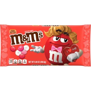 M & M’s MANTEQUILLA DE MANÍ LAVALENTINA 9.48 onzas, Rojo M & M’s MANTEQUILLA DE MANÍ LAVALENTINA 9.48 onzas, Rojo