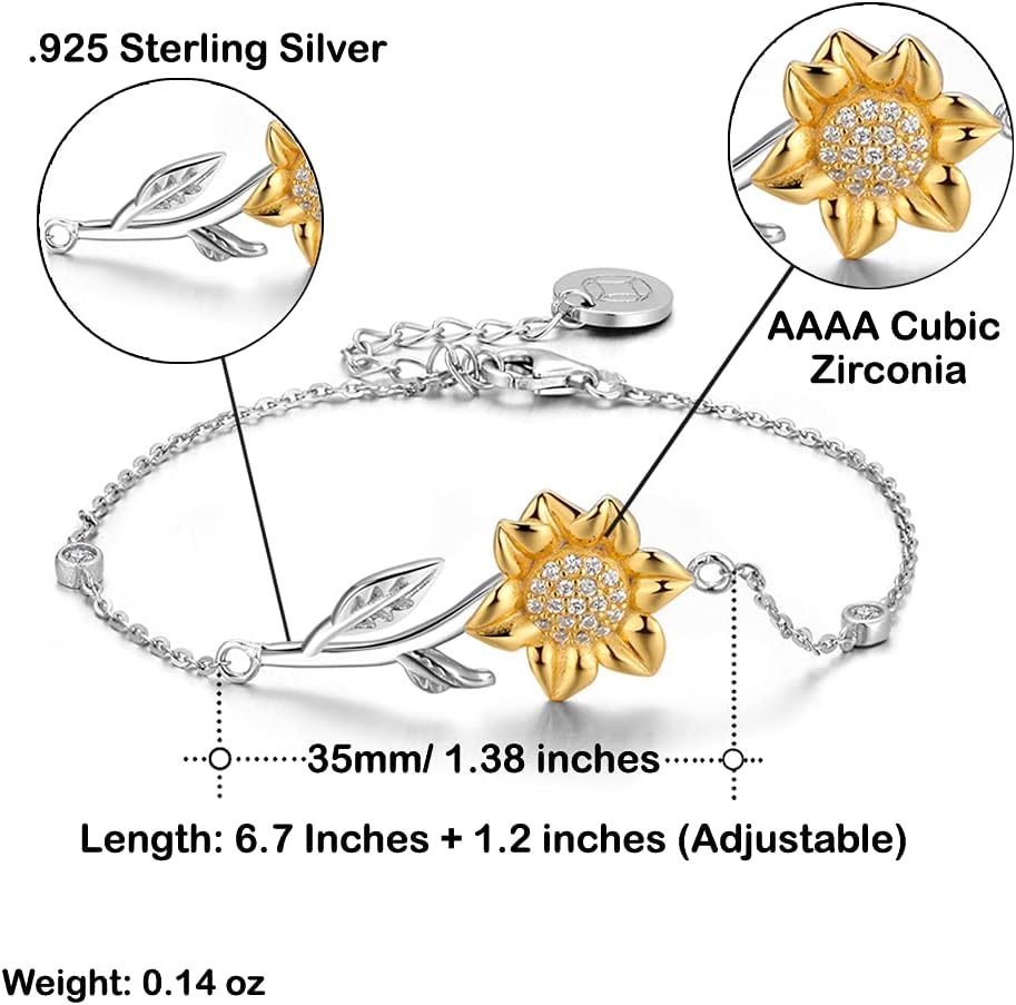 Epic Wife, If Dreams Really do Come True, Then I Will Have Found a Way to Love!, Beautiful Holiday Sunflower Bracelet for Wife