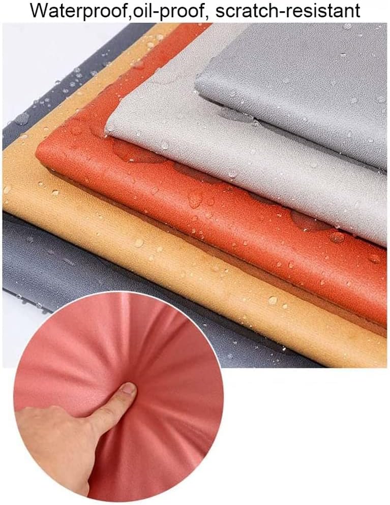 YURRO Cojín para reposabrazos de sofá cama, Funda impermeable de cuero PU, Almohada de soporte para sofá grueso, Relleno de huecos de cojín de
