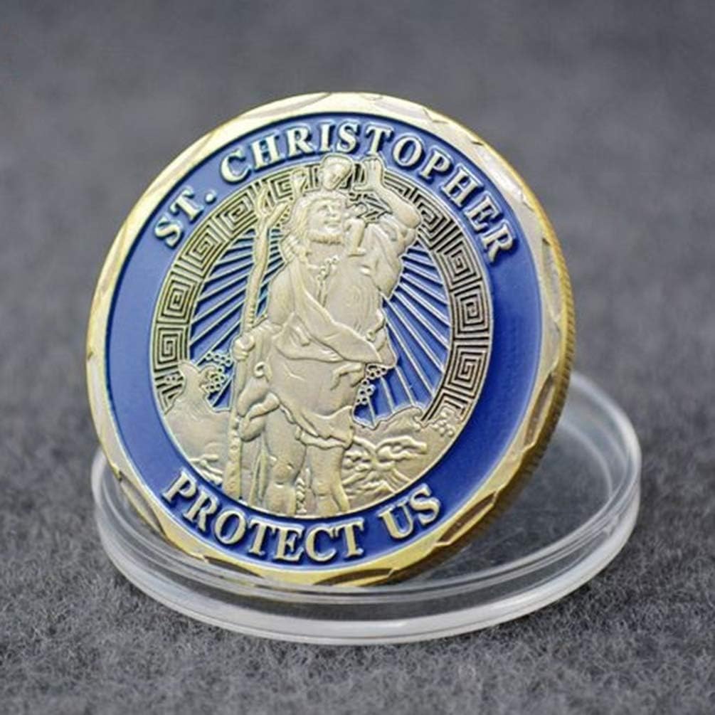 Moneda de oración de San Cristóbal Proteger de Estados Unidos