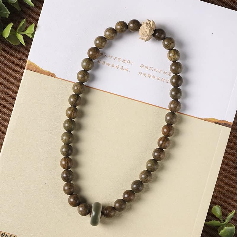 xiexuelian Pulsera de la suerte Pulsera de cuentas Pulsera de cuentas de Buda, Madera Sándalo Piedra, Sin gemas.