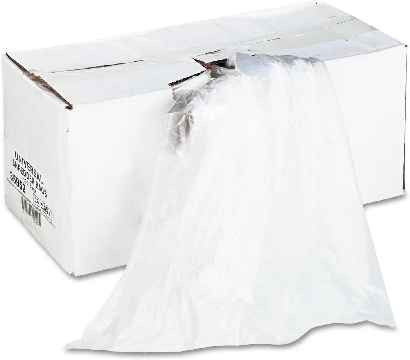 Bolsas de trituradora de alta densidad, capacidad de 56 gal