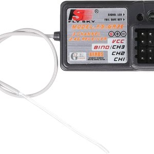 Flysky Receptor FS-GR3E AFHDS de largo alcance 3 canales 24 GHz Receptor de superficie para FS-GT2 FS-GT2B FS-GT3B FS-GT3C FS-IT4S transmisor RC Flysky Receptor FS-GR3E AFHDS de largo alcance 3 canales 24 GHz Receptor de superficie para FS-GT2 FS-GT2B FS-GT3B FS-GT3C FS-IT4S transmisor RC