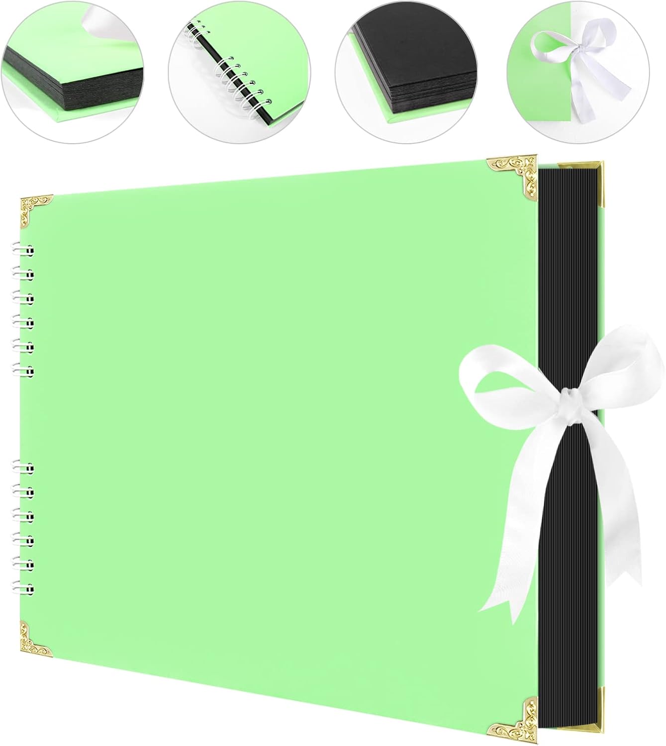 Álbum de fotos para manualidades, álbum de recortes para bebés, libro de invitados de boda, álbum de recortes de aniversario, libro de recuerdos
