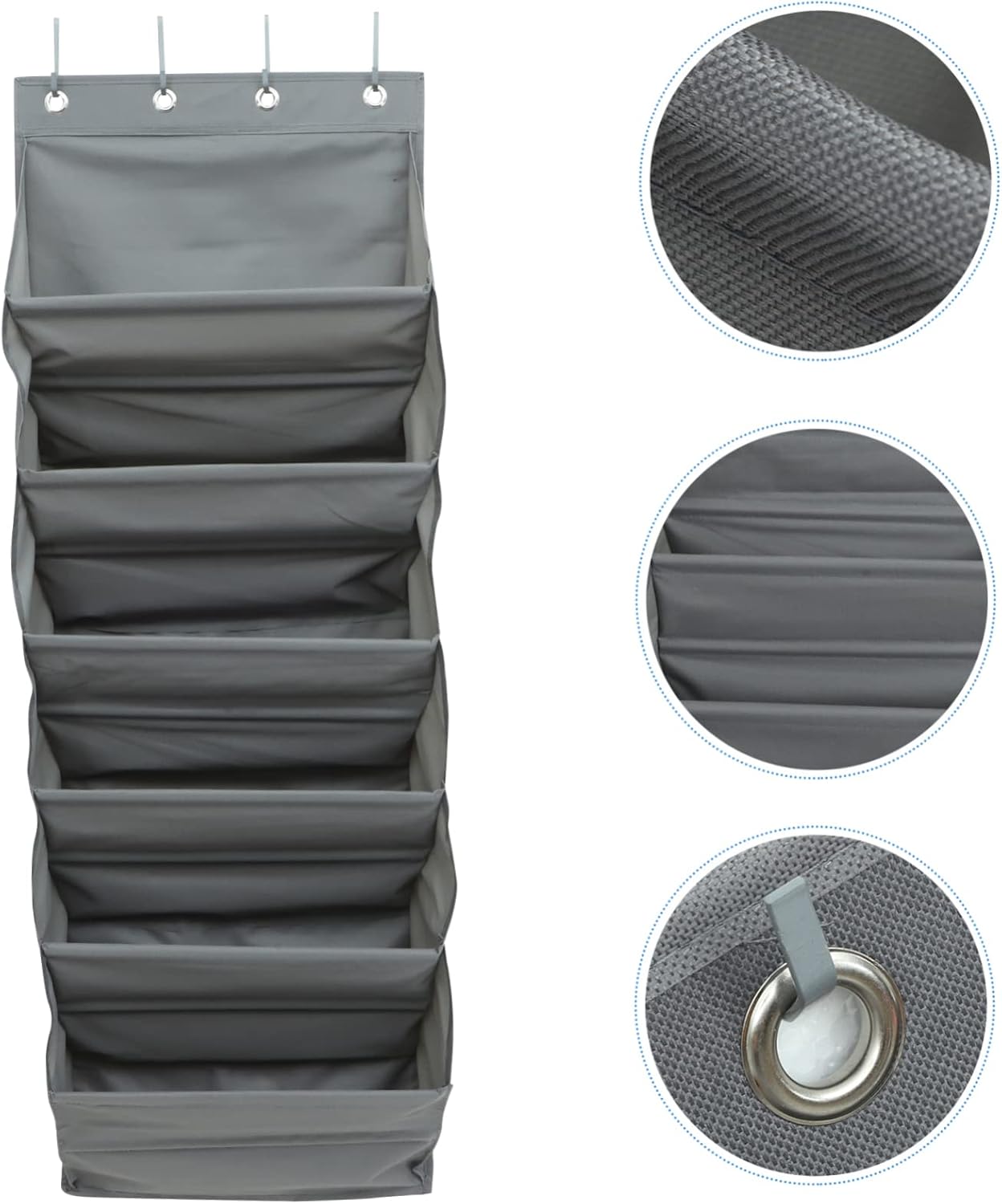 Cabilock Bolsas colgantes 1 juego de almacenamiento de zapatos bolsa colgante multifunción puerta colgante 600d Oxford tela puerta trasera bolsas de