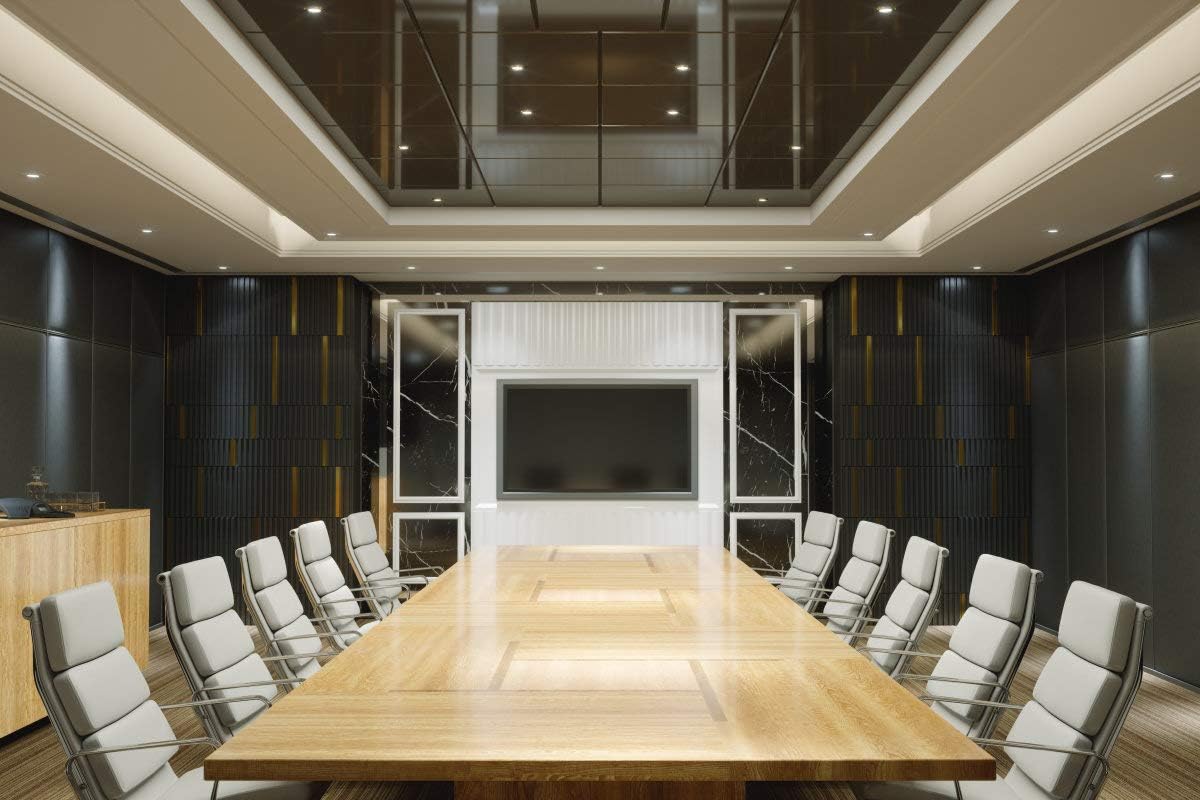 HWLIYUTAI Paquete de 12 paneles acústicos de 1 x 12 x 12 pulgadas, cuñas de espuma acústica de espuma de estudio de alta densidad, cuñas