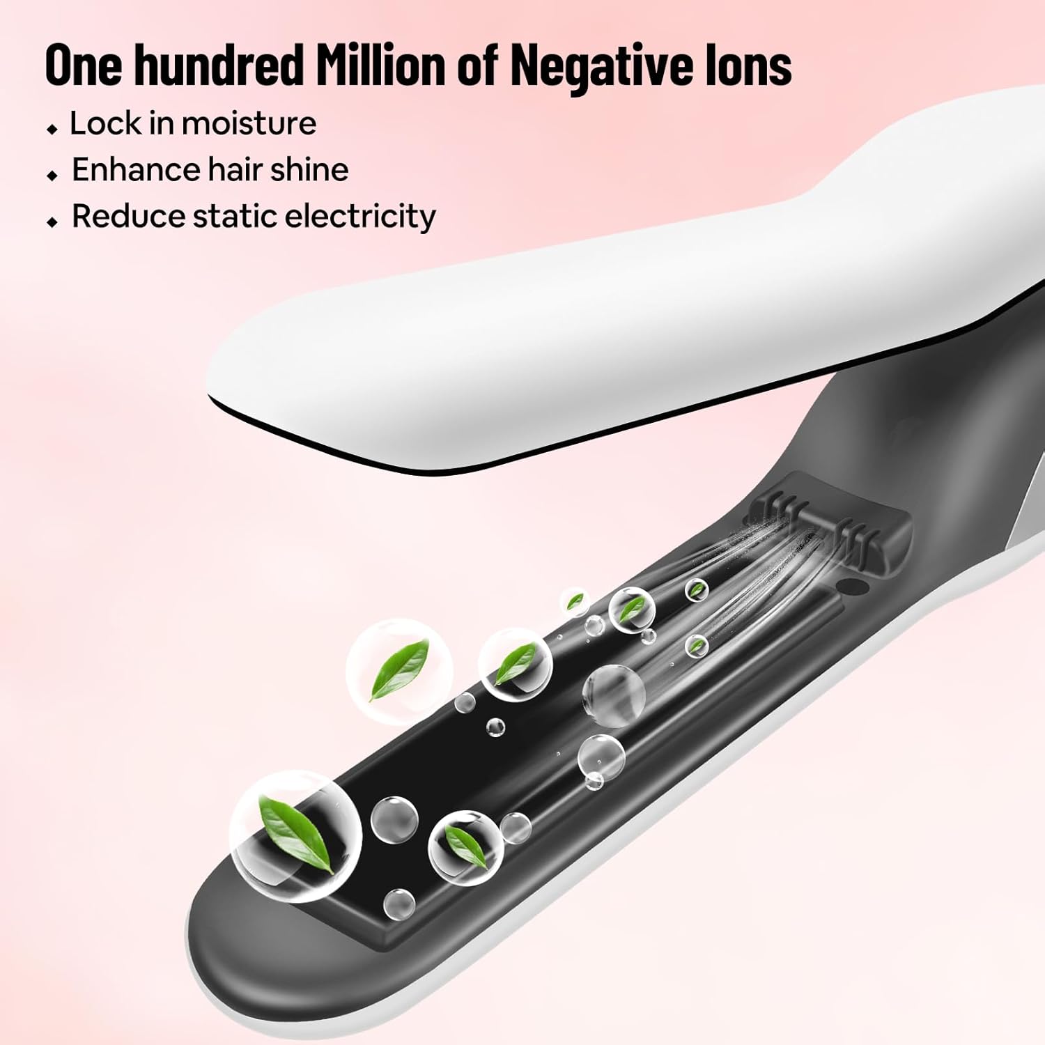 SUNMAY Voga Plus – Alisador y rizador de pelo inalámbrico iónico, plancha plana con revestimiento de cerámica de calentamiento rápido, alisador de
