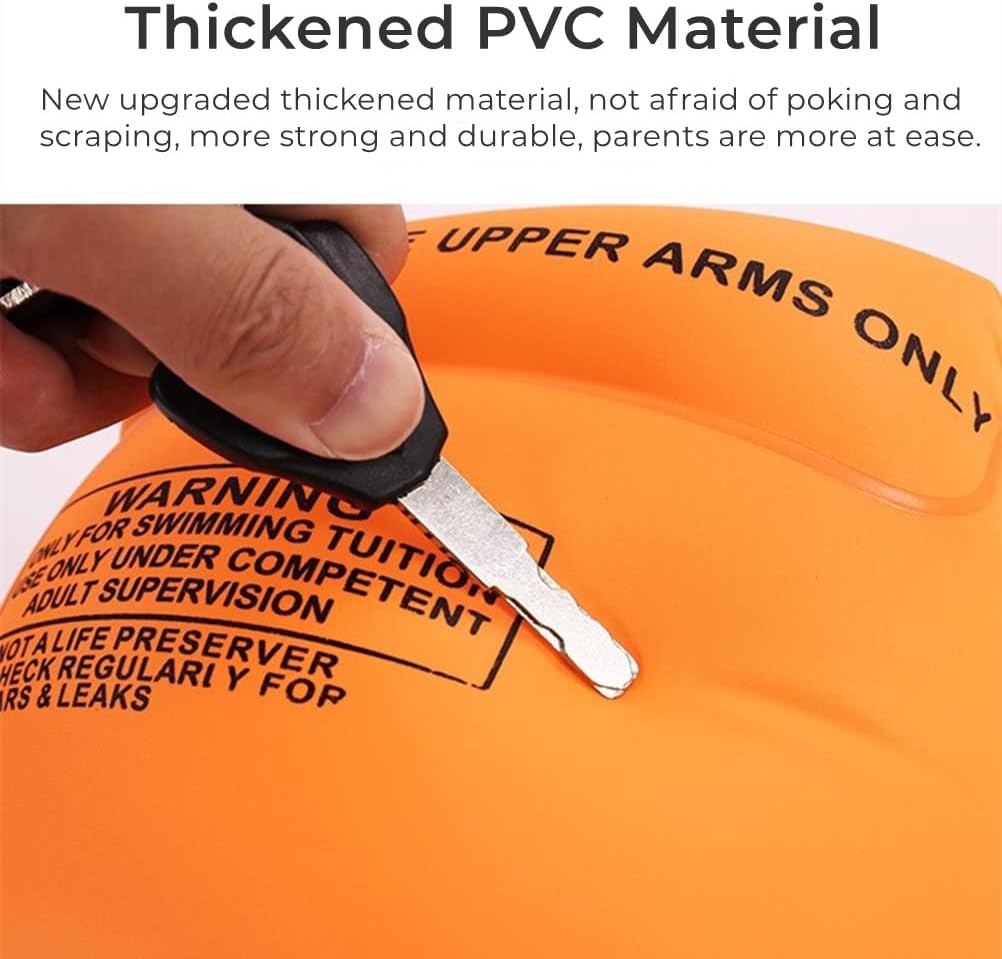 Paquete de 2 a 4 flotadores de brazo para niños y adultos, flotadores de piscina, anillos de natación inflables, bandas de brazo de PVC, mangas