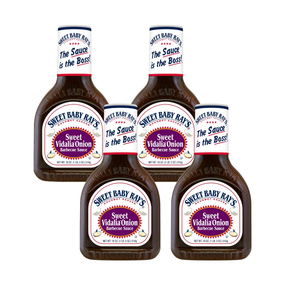 Sweet Baby Ray’s Salsa para barbacoa Vidalia 18 onzas (paquete de 4)