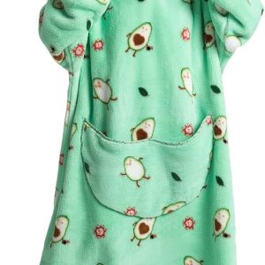 Très Chic Mailanda Manta con capucha para mujer, sudadera acogedora de gran tamaño con bolsillos gigantes para adultos y hombres Très Chic Mailanda Manta con capucha para mujer, sudadera acogedora de gran tamaño con bolsillos gigantes para adultos y hombres