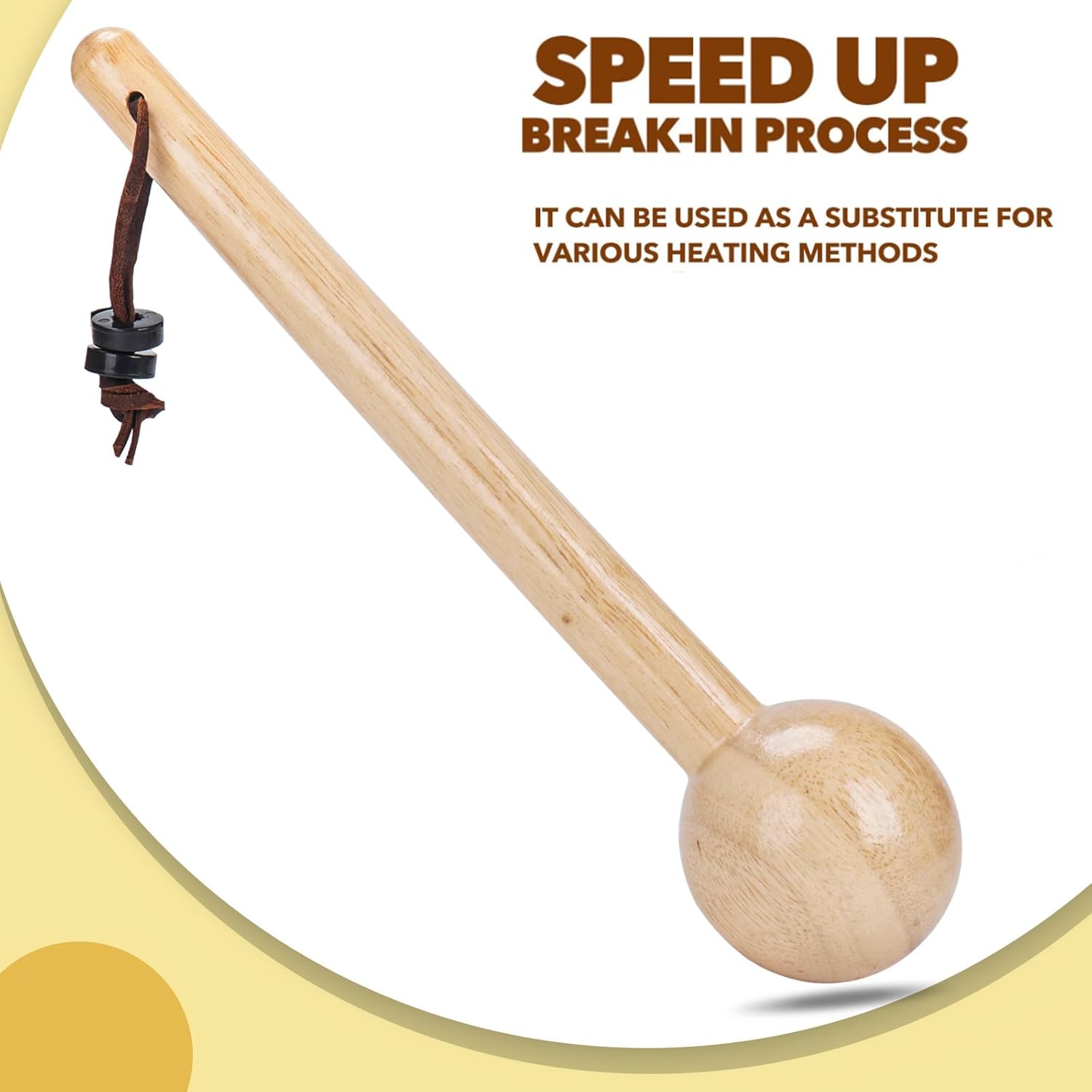 Kit de guante de béisbol para hombres y adultos, mazo de guante de béisbol de estructura de una sola pieza, guantes de béisbol de madera, martillo