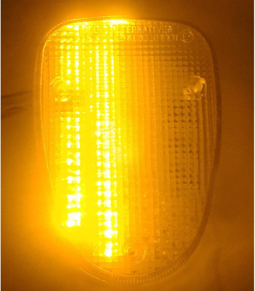 GZYF Lente transparente para motocicleta, luz trasera, señal de giro de freno para 96-13 para Yamaha Royal Star XVZ1300  02-10 para Yamaha V-Star