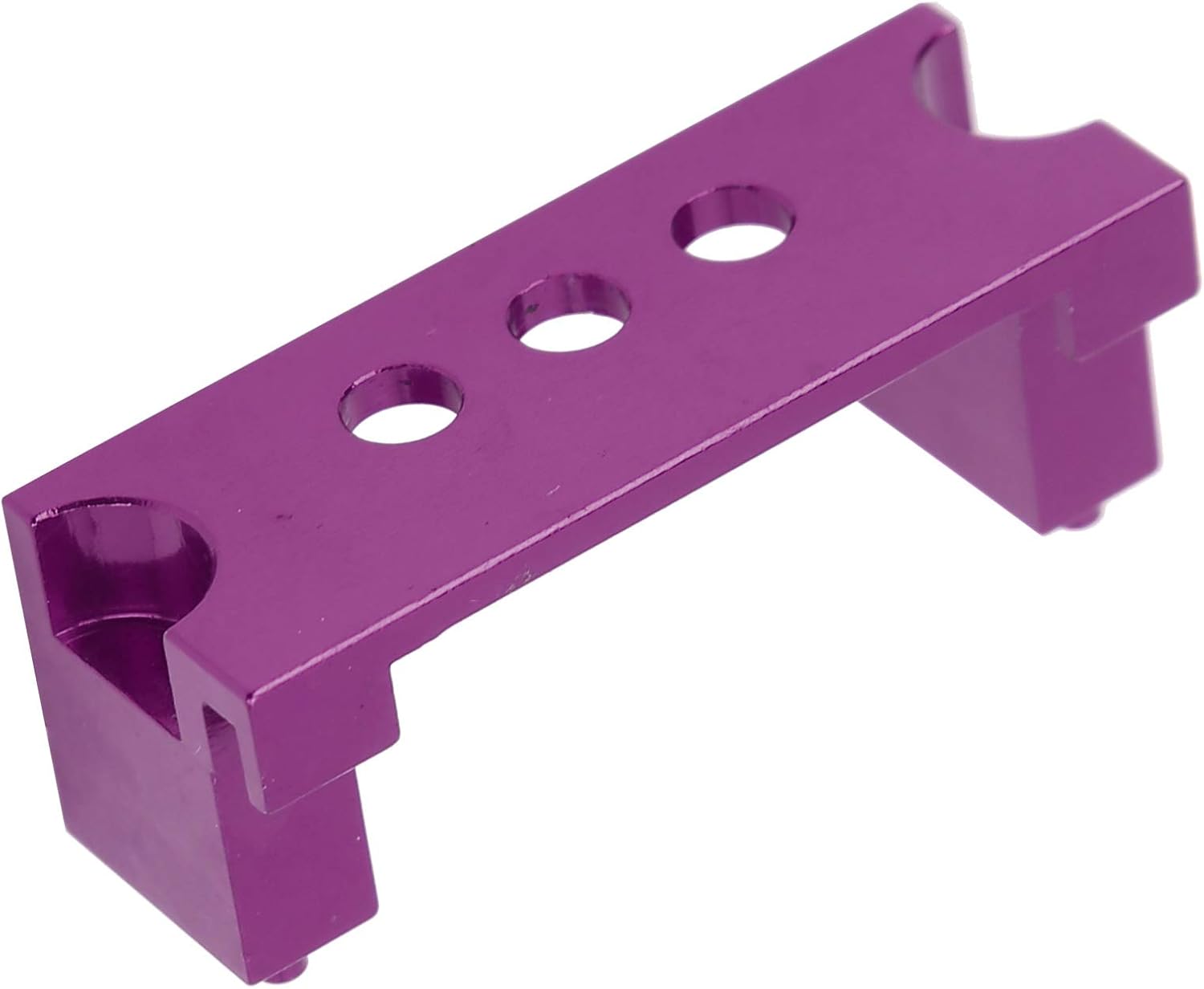 Asiento de engranaje de dirección de montaje servo RC compatible con WLtoys 144001 Escala 114 RC Model Cars (morado)