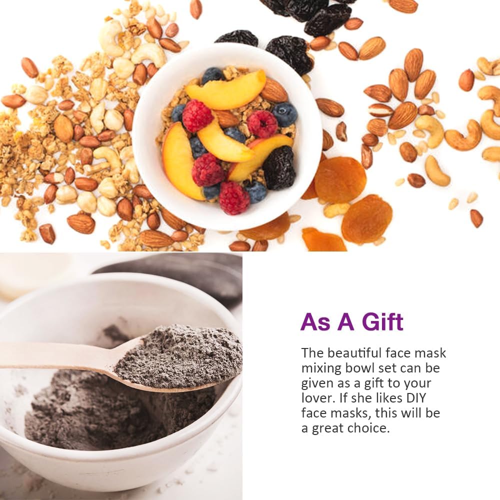 Juego de 3 cuencos grandes para mezclar mascarillas faciales, cuencos reutilizables de silicona para derretir chocolate y aperitivos