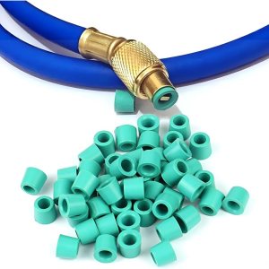 100 mangueras de carga, repuesto de kit de junta tórica de sellado, juntas de reparación de aire acondicionado para automóvil, sellos de junta de 100 mangueras de carga, repuesto de kit de junta tórica de sellado, juntas de reparación de aire acondicionado para automóvil, sellos de junta de