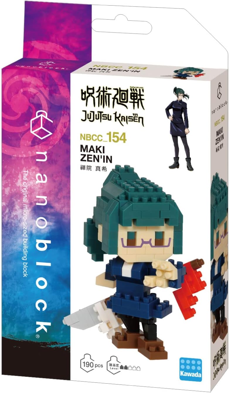 nanoblock – Jujutsu Kaisen – Maki Zen’in, kit de construcción de la serie de colección de personajes