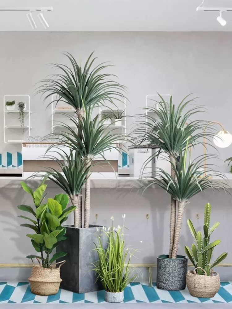 23.6-Inch Mini Artificial Fiddle Leaf Fig Plant Realistic IndoorOutdoor Faux Ficus Lyrata Tree in Pot, Premium Quality, All-Year Green Home Office