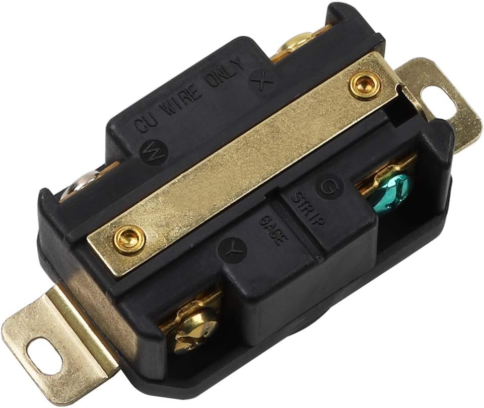 Nema L14-30R 30A 125250V 3 polos 4 cables Conector de receptáculo hembra de bloqueo de grado industrial, bloqueo de giro industrial L14-30