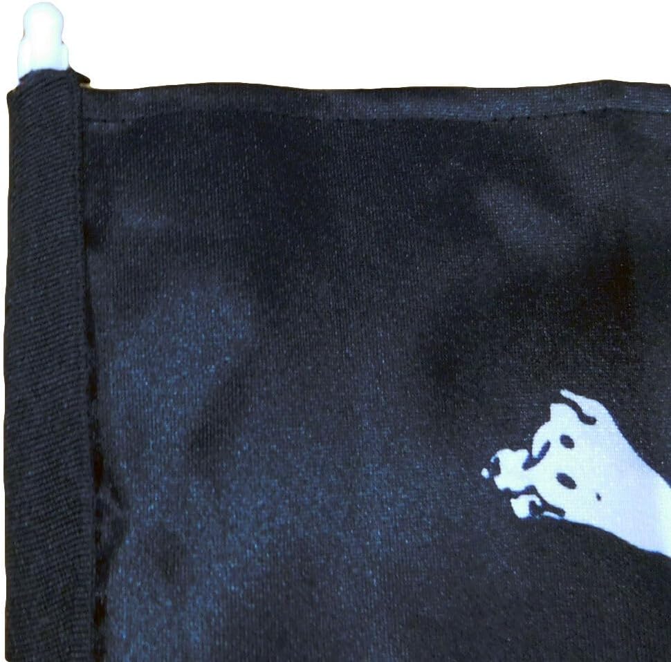 Premium 12 Pack Pirate Red Eyes 12″x18″ Double Sided Rough Tex Knit Nylon Car Flag