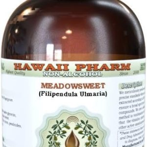 Meadowsweet – Extracto líquido sin alcohol, Meadowsweet (Filipendula Ulmaria) Suplemento herbario natural de glicerita de hierbas, Hawaii Pharm, EE. Meadowsweet – Extracto líquido sin alcohol, Meadowsweet (Filipendula Ulmaria) Suplemento herbario natural de glicerita de hierbas, Hawaii Pharm, EE.