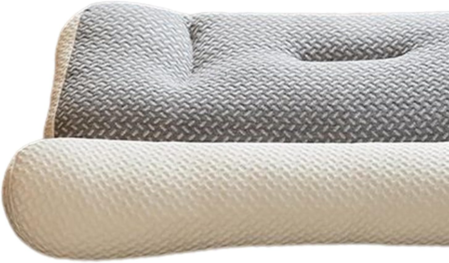 Bothyi Almohada cervical, relajación de cuello y hombrotranspirablesuavealmohada cervical, almohada de cama para dormir, para dormir, color blanco,